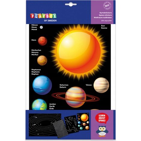 Adesivi del sistema solare: costellazioni, pianeti, stelle (1/3)
