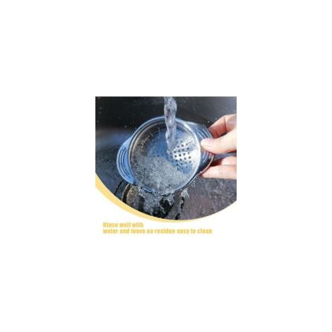 Colador de atún, colador de acero inoxidable para escurrir latas de atún, 11,4 cm (4,5 pulgadas) - Crezuo