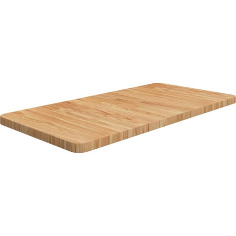 Waschtischplatte Hellbraun 80x40x2,5 cm Massivholz Behandelt