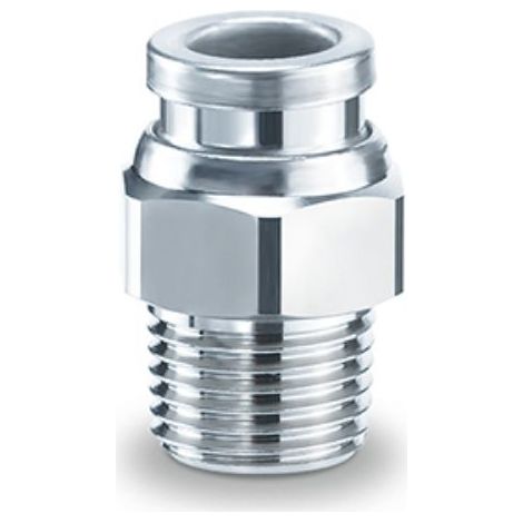 Fileté sur tube SMC KQB2 vers 10 mm R 1/2 ( Prix pour 1 )