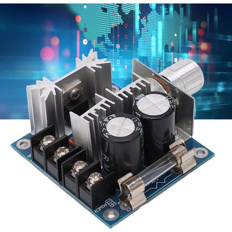 Contrôleur de vitesse pour moteur CC, CC 12-40V, bleu. (1/5)