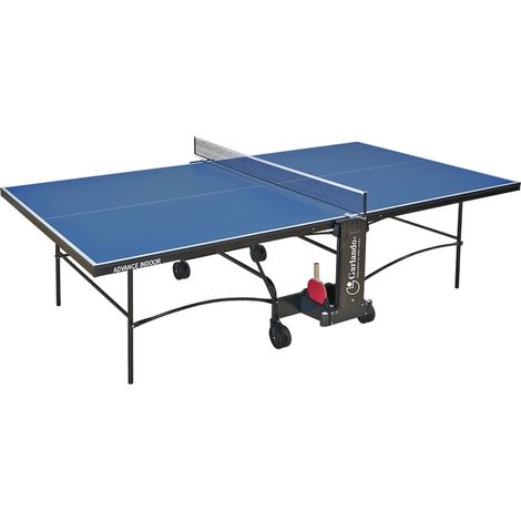 Tavolo da Pin Pong con Piano Blu e Ruote per Esterno Garlando Advance Outdoor (1/5)