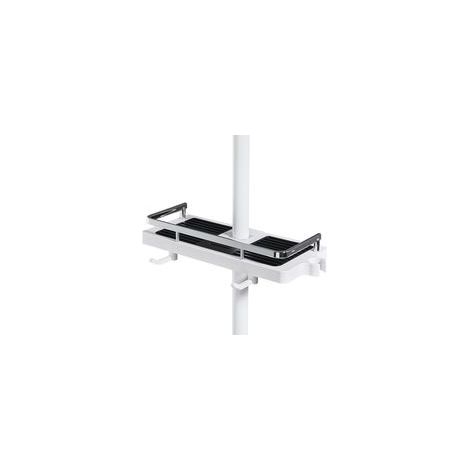 Étagère de Douche sans Percage Tablette de Douche pour Poteau avec Support de Pommeau,Étagère de Rangement de Salle de Bain pour Shampooing