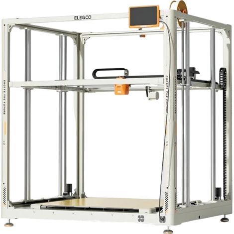 Imprimante 3D OrangeStorm Giga 800x800x1000 mm – Impression rapide jusqu'à 300 mm/sec – Multi-matériaux PLA, PETG, TPU, Nylon – Lego
