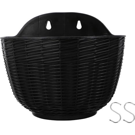 Cache-Pot En Plastique Mural - Design Demi-Cercle Avec Réservoir D'Eau Amovible - Pour Jardin Intérieur Et Balcon - Lot De 1 (1/5)