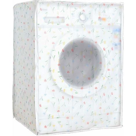 Housse de machine à laver, housse de réfrigérateur, Protection pour lave-linge et sèche-linge à chargement frontal, écran solaire, housse imperméable et anti-poussière pour la maison(60X55X82cm) (1/5)