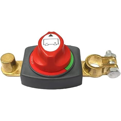 Coupe-Circuit de Batterie 12V 24V 48V, Interrupteur de Batterie de Voiture 275A/300A, Sectionneur Isolateur pour Camping-Car, Bateau, Yacht, Camion, Moto et Véhicules Agricoles (1/5)