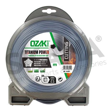 BLISTER-TRIMMERLINIE 2,4 MM X 97 M RIF 1512971 KOMPATIBEL MIT OZAKI