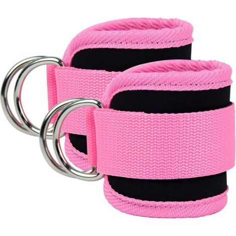 Sangle De Cheville - TPE Élastique Réglable - Pour Machine À Câbles Et Exercices Fitness - 2 Pièces (1/5)