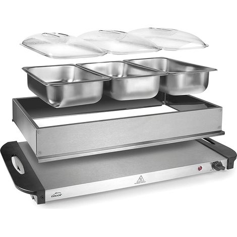 Lacor - Calentador De Platos, Acero Inoxidable (1/4)