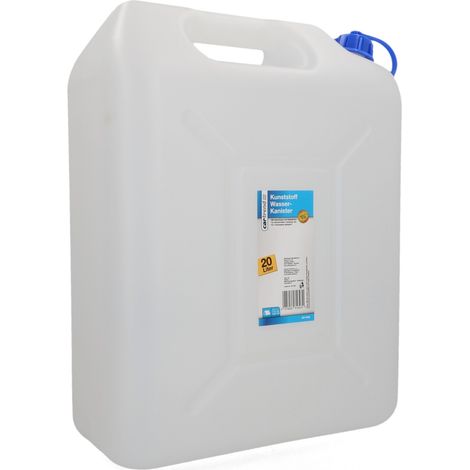 Wasserkanister 20L mit Verschluss + Ablasshahn (1/3)
