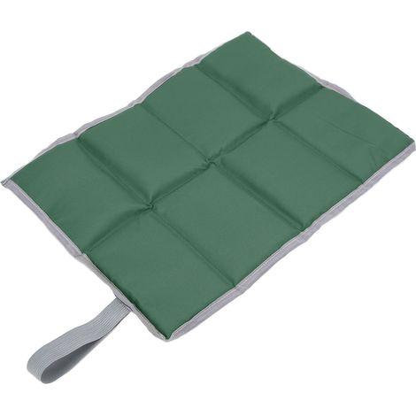 Coussin de siège imperméable pour pique-nique, rembourrage épais vert armée, tapis sol extérieur résistant (1/5)