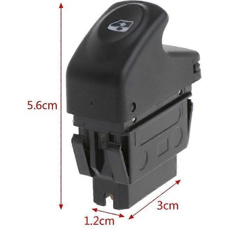 Commande électrique principale de lève-vitre pour Renault Clio II, Megane I et Kangoo (1/5)