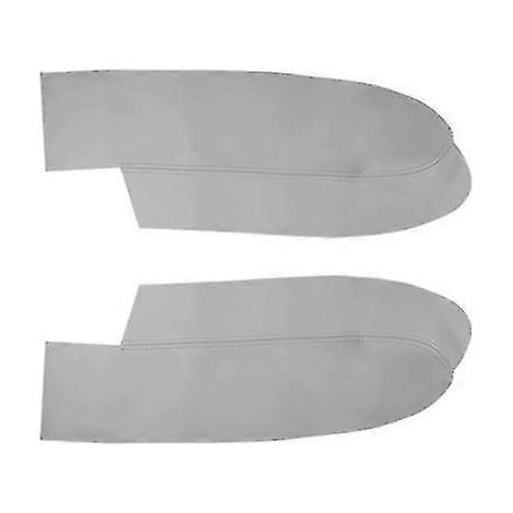 Lot de 2 housses de protection en similicuir pour accoudoirs de portières avant Honda CR-V (2007-2011) Panneaux et pièces de portières intérieures Gris (1/5)
