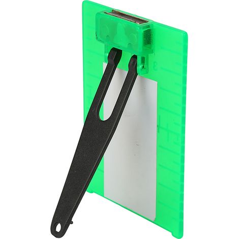 Magnetische Zielscheibe mit Fuß für Laser-Nivelliergerät Kreuzlinien-Doppelskala (Grün) (1/5)