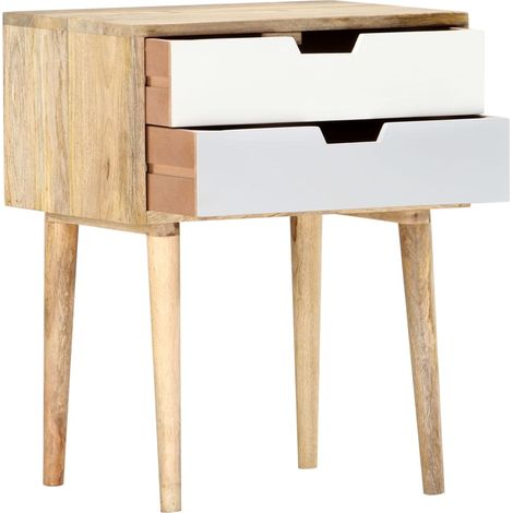 Maison Exclusive - Comodino 47x35x59 cm in Legno Massello di Mango