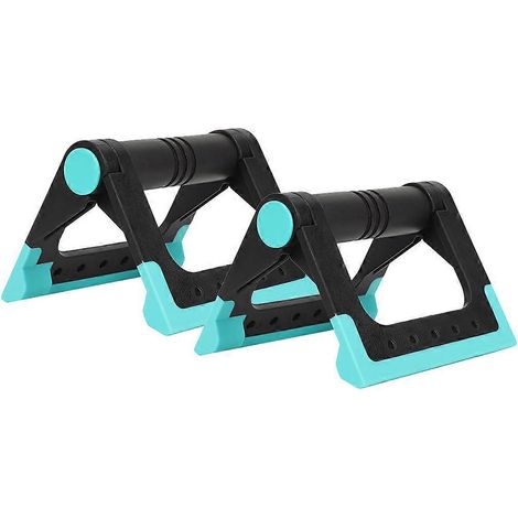 Barres d'appui multifonction 2 pièces pour pompes, poignées antidérapantes entraînement abdos, équipement de musculation à domicile, accessoires fitness pour homme et femme. (1/5)