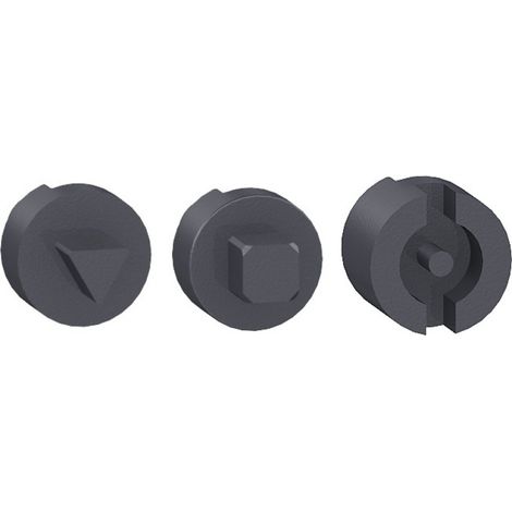 Pragma - serrure à came mâle/triangle mâle 7mm - double barre 3mm - PRA90056 (1/4)