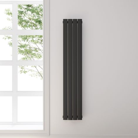ELEGANT Design Heizkörper Anthrazit Flachheizkörper Heizung Vertikal Einlagig 1600x308mm