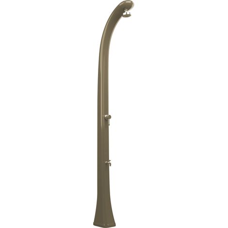 Doccia Solare da Esterno Giardino 20L Miscelatore e Lavapiedi Arkema Happy One Dove Gray (1/5)