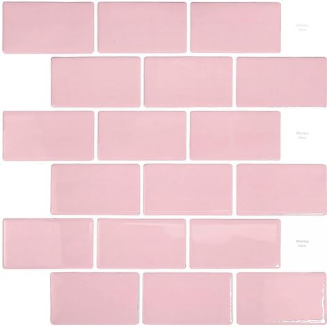 2-pices Vinyle (30.5x 30.5cm) Sticker Carrelage Adhesif Mural 3d Autocollant Credence Adhesive Pour Cuisine (1/5)