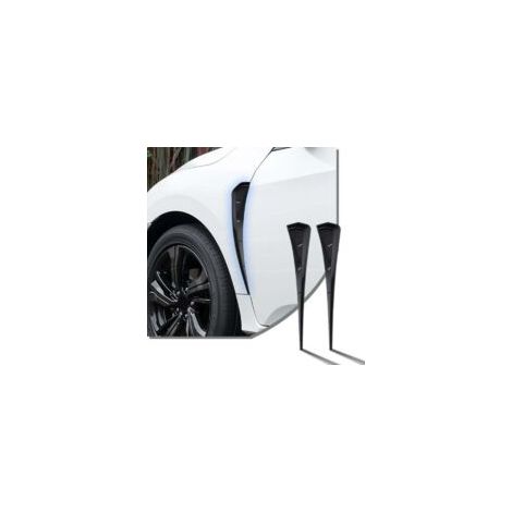 Adecuado para componentes de ventilación lateral de automóviles, alerones de fibra de carbono ABS, calcomanías decorativas para alerones, rejillas de entrada de aire y accesorios exteriores generales 