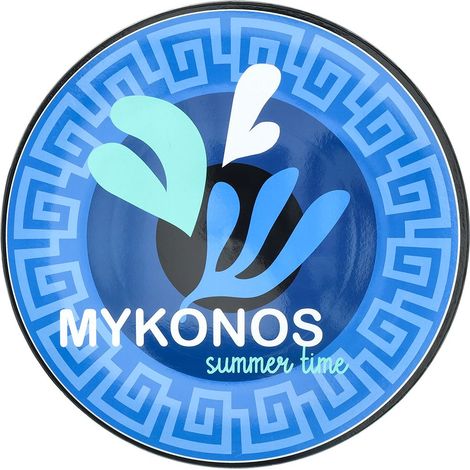 Tognana Sottopiatto Mikonos Serving Summer Time 33 Cm Decorativo Polipropilene Blu