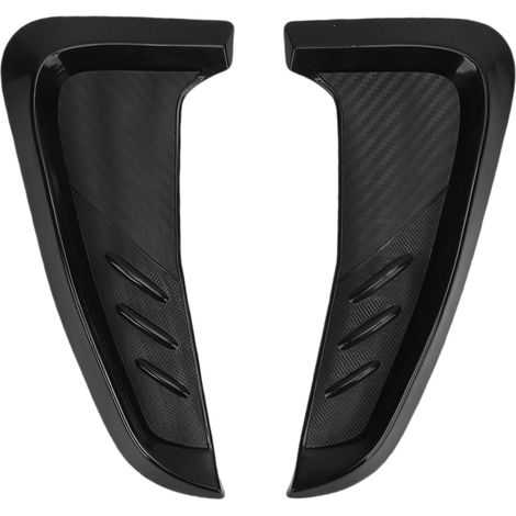 Garniture de ventilation latérale de voiture, 2 pièces, panneau extérieur auto-adhésif, décor universel pour (1/5)
