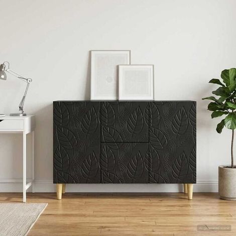 Buffet Bas de Cuisine en Bois d'Ingénierie, Meuble de Rangement 89 x 34,5 x 60 cm pour Salon et Entrée (1/5)