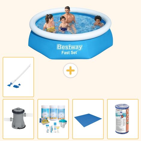 Bestway Bestway Fast Set Ronde - 244x61 cm - 6-pièces S22007 (1/5)