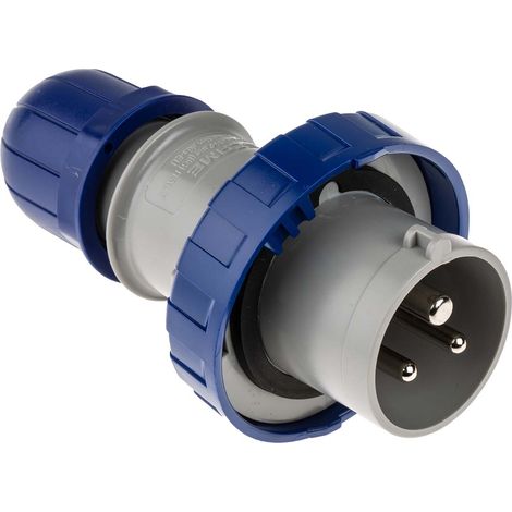 Connecteur industriel Scame Mâle, 2P + E, 16A, 230 V, Montage sur câble ( Prix pour 1 )