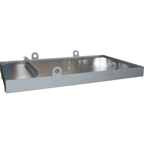 Bauer Containerwanne CW 3, 1276l, Mausgrau