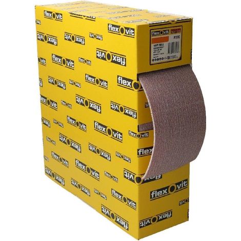 FLEXOVIT rollo lija espuma p37c 115mmx25m p240 flexovit , 0CAJA