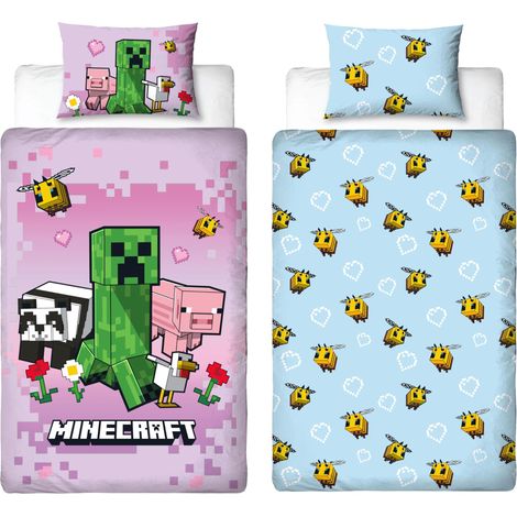 Housse de Couette Simple Enfants Design Group Literie réversible 2 Faces avec taie Assortie Lit Simple Polycoton (1/5)