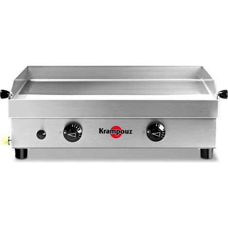 Piastra a gas da 3000 W con piastra in acciaio inox da 54x33 cm - PFSB2MA-KR - Krampouz
