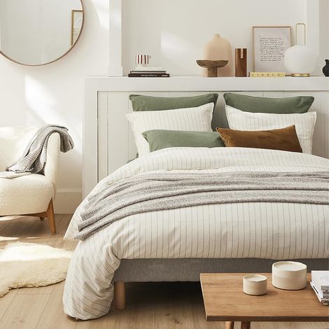 Housse de Couette, 240 x 220 cm, Beige (1/5)