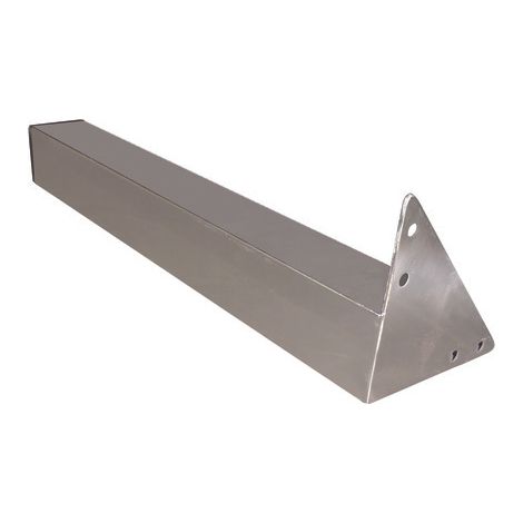 ONDEE ZEN - Jeu de 4 pieds découpables pour meuble suspendu - 40x3,8x3,8cm - Inox - Chromé (1/5)