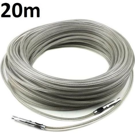 Cable sellado / lona a medida, longitud 20 metros