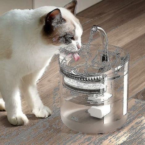 Automatic Cat Water Fountain, 2L, for Puppies and Cats