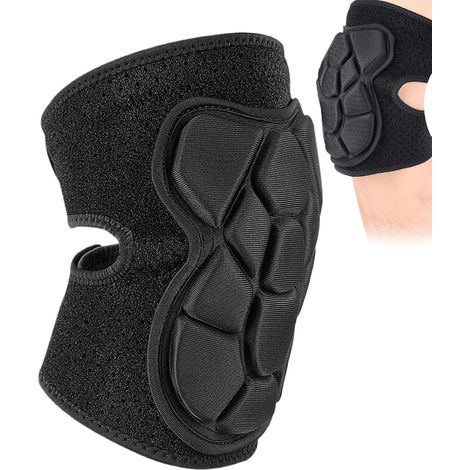 Genouillères de volleyball, genouillères pour adultes Genouillère sportive Genouillère de sport Bretelles de fitness confortables Eva épaissies extensibles pour la danse, le cyclisme (1/5)