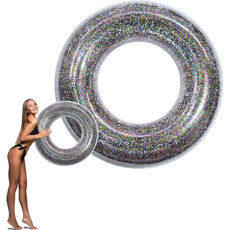 Inflatable Swimming Ring for Children, Adults, 70/90 cm, Inflatable Swimming Ring, PVC Swimming Ring for Teenagers, Boys, Girls, Summer Parties on the Beach and Swimming Pool (1/5)