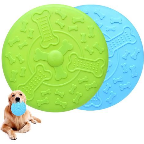 2 Pièces Frisbee Chien,Disque Chien18cm,Frisbee pour Animaux,Di (1/5)