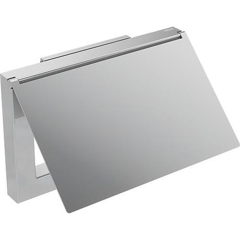 Porte-rouleau de papier Hewi System 900 Q, avec couvercle, chromé