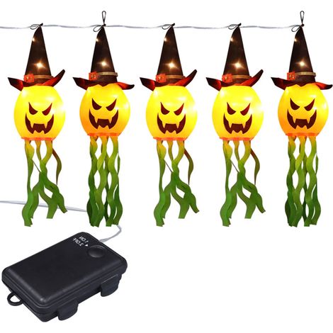 Guirlandes lumineuses LED clignotantes pour Halloween, décorations pour la maison et le jardin, compatibles avec Sunmostar. (1/5)
