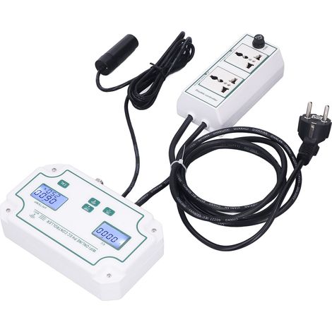 Testeur de qualité de l'eau pH EC TEMP 3 en 1 avec Wi-Fi, identification automatique et fonction d'alarme. Prise UE 230 V. (1/5)