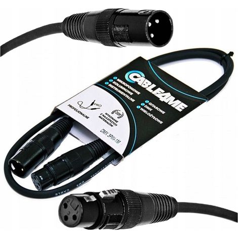 Cable DMX de 3 pines CABLE4ME de 20 m para luces (1/4)