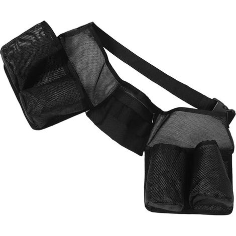 Ceinture Porte-Outils de Nettoyage Multifonctionnelle Poche Étanche Ceinture Réglable Unisexe Sacoche Banane Utilitaire pour Professionnels du Ménage L’Électricité (1/5)