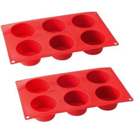 Dr Oetker Set de 2 Moldes para Muffins de Silicona Clásicos (1/3)