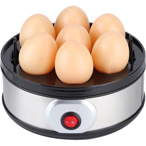 Mini cuiseur à œufs multifonctionnel, cuiseur vapeur en acier inoxydable, petit appareil à petit-déjeuner pour la maison, 220-240 V, norme européenne (1/5)