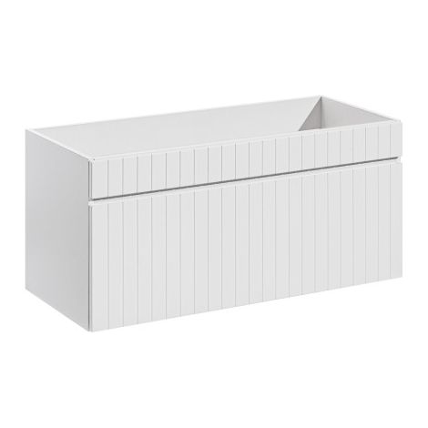 Meuble sous vasque 100 cm - H 46 x l 100 x P 45.6 cm - Emblematic White - Livraison gratuite